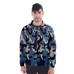 Blue Water Camouflage Wind Breaker (men) by Nexatart