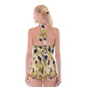 Army Camouflage Pattern Boyleg Halter Swimsuit  View2