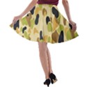 Army Camouflage Pattern A-line Skater Skirt View2