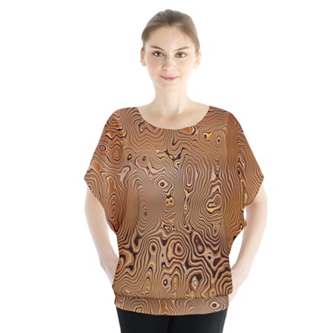 Circuit Board Pattern Blouse by Nexatart