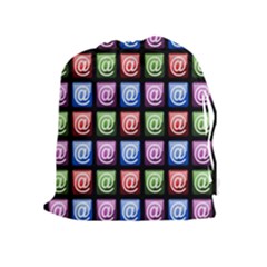 Email At Internet Computer Web Drawstring Pouches (extra Large) by Nexatart