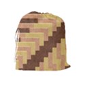 Fabric Textile Tiered Fashion Drawstring Pouches (Extra Large) View2