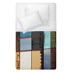Glass Facade Colorful Architecture Duvet Cover (single Size) by Nexatart