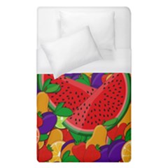 Summer Fruits Duvet Cover (single Size) by Valentinaart