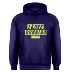 I Love Running - Men s Pullover Hoodie by FunnySaying