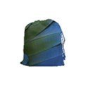 Feather Parrot Colorful Metalic Drawstring Pouches (Medium)  View1