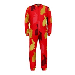 Hare Easter Pattern Animals Onepiece Jumpsuit (kids) by Amaryn4rt