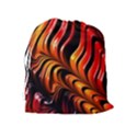 Abstract Fractal Mathematics Abstract Drawstring Pouches (Extra Large) View2