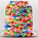 Background Abstract Drawstring Bag (Large) View2
