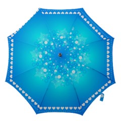 Desktop Banner Postcard Hearts Hook Handle Umbrellas (large) by Amaryn4rt