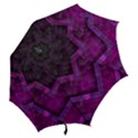 Purple Background Wallpaper Motif Design Hook Handle Umbrellas (Large) View2