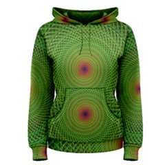 Green Fractal Simple Wire String Women s Pullover Hoodie by Amaryn4rt