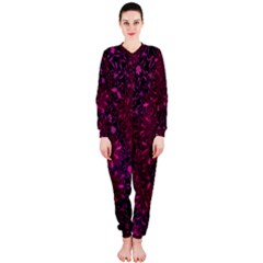 Retro Flower Pattern Design Batik Onepiece Jumpsuit (ladies)  by Amaryn4rt