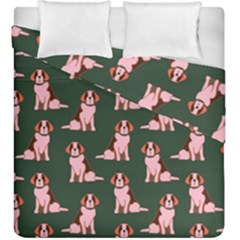 Dog Animal Pattern Duvet Cover Double Side (king Size) by Amaryn4rt