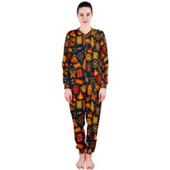 Pattern Background Ethnic Tribal Onepiece Jumpsuit (ladies)  by Amaryn4rt