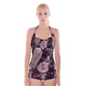 Beautiful Women Fantasy Art Boyleg Halter Swimsuit  View1