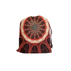 Circle Pattern Drawstring Pouches (medium)  by Amaryn4rt