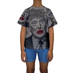 Transgender President    Kids  Short Sleeve Swimwear by Valentinaart