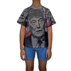 Trump Kids  Short Sleeve Swimwear by Valentinaart