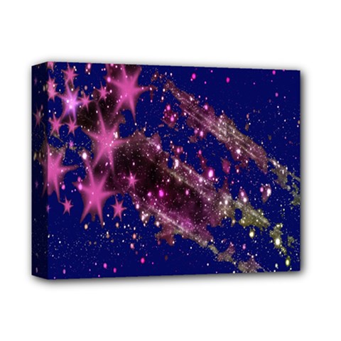 Stars Abstract Shine Spots Lines Deluxe Canvas 14  X 11  by Simbadda