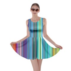 Color Stripes Skater Dress by Simbadda