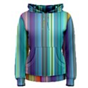 Color Stripes Women s Pullover Hoodie View1