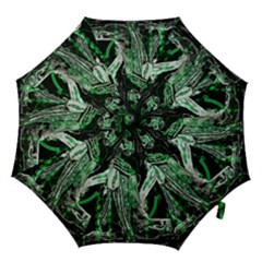 Cyber Angel Hook Handle Umbrellas (medium) by Valentinaart