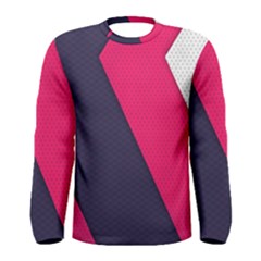 Pink Pattern Men s Long Sleeve Tee by Simbadda