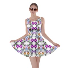 Floral Ornament Baby Girl Design Skater Dress by Simbadda