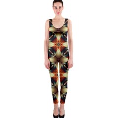 Kaleidoscope Image Background Onepiece Catsuit by Simbadda