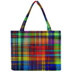 Abstract Color Background Form Mini Tote Bag by Simbadda
