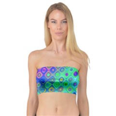 Background Texture Pattern Colorful Bandeau Top by Simbadda
