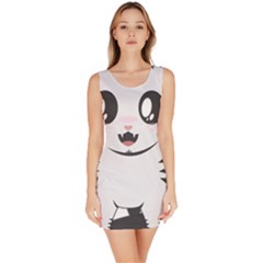 Meow Sleeveless Bodycon Dress by evpoe