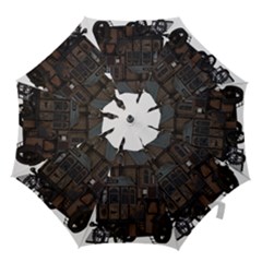 Steampunk Lock Fantasy Home Hook Handle Umbrellas (large) by Simbadda