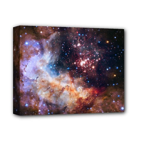 Celestial Fireworks Deluxe Canvas 14  X 11  by SpaceShop