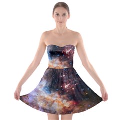 Celestial Fireworks Strapless Bra Top Dress by SpaceShop