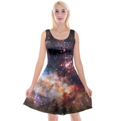 Celestial Fireworks Reversible Velvet Sleeveless Dress by SpaceShop