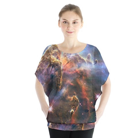 Pillar And Jets Blouse by SpaceShop