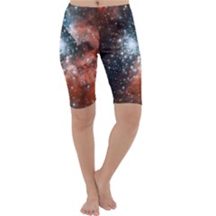 Star Cluster Cropped Leggings  by SpaceShop