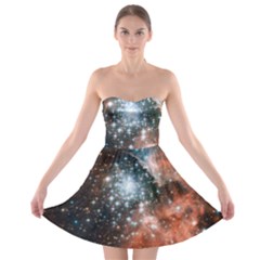 Star Cluster Strapless Bra Top Dress by SpaceShop