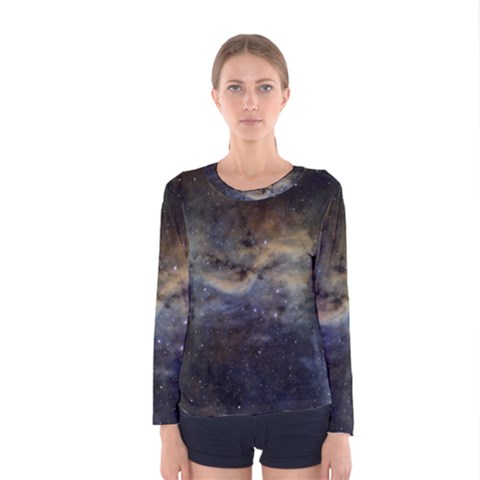 Propeller Nebula Women s Long Sleeve Tee by SpaceShop