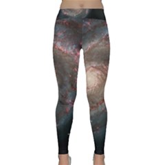 Whirlpool Galaxy And Companion Classic Yoga Leggings by SpaceShop