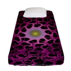 Cool Fractal Fitted Sheet (single Size) by Simbadda
