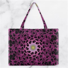 Cool Fractal Medium Zipper Tote Bag by Simbadda
