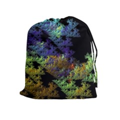 Fractal Forest Drawstring Pouches (extra Large) by Simbadda