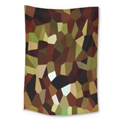 Crystallize Background Large Tapestry by Simbadda