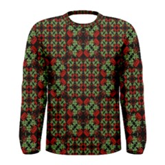 Asian Ornate Patchwork Pattern Men s Long Sleeve Tee by dflcprintsclothing