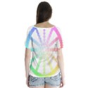 Polygon Evolution Wheel Geometry Flutter Sleeve Top View2