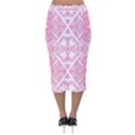 Pattern Velvet Midi Pencil Skirt View2