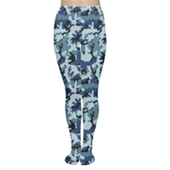 Navy Camouflage Women s Tights by sifis